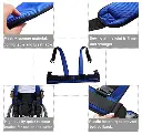 Gilet de Soutien du Torse avec Ceinture de sécurité pour Fauteuil Roulant