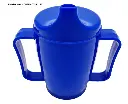 Gobelet avec 2 poignées, 280 ml, système à double couvercle