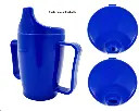 Gobelet avec 2 poignées, 280 ml, système à double couvercle