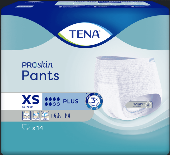 PROSKIN PANTS PLUS XS TENA