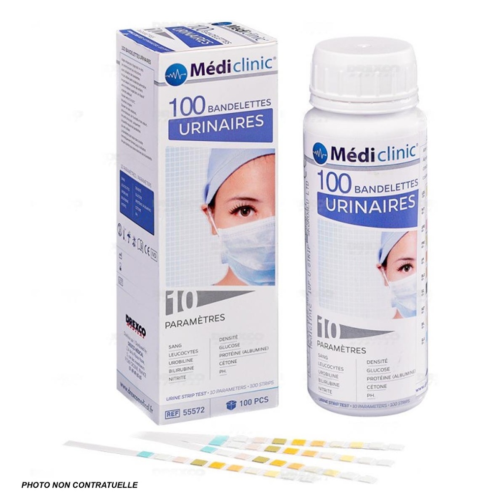 Urinestrips met 10 parameters