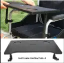 Meal table for wheelchair with cup holders