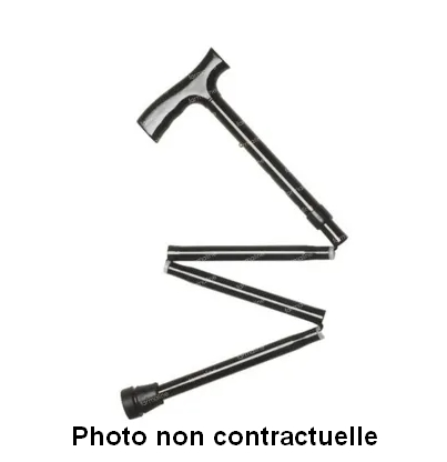 [816014] Black Folding Walking Cane