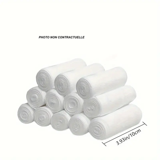 [CAH0000000187] Set of 2 breathable elastic PBT bandages - 10 cm