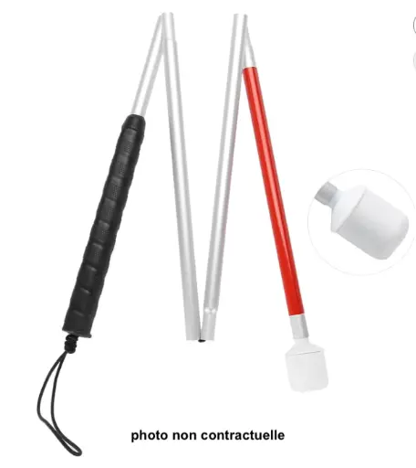 [CAH0000000233] Folding white cane