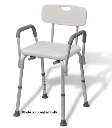 [CAH0000000009] Shower Seat with Backrest